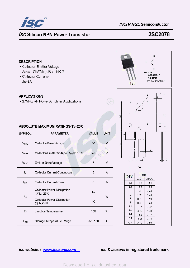 2SC2078_9081166.PDF Datasheet