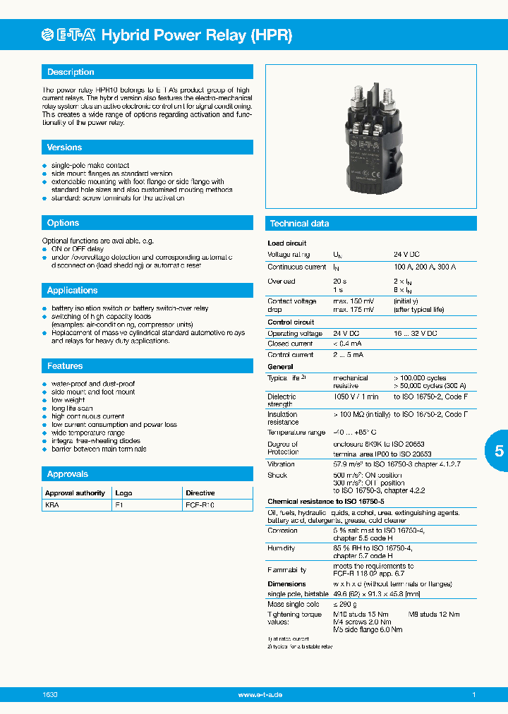 HPR_9081460.PDF Datasheet