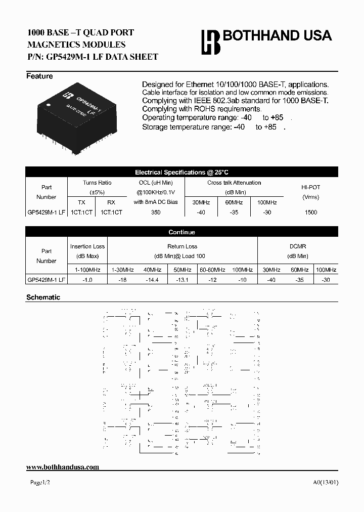 GP5429M-1-LF_9082609.PDF Datasheet