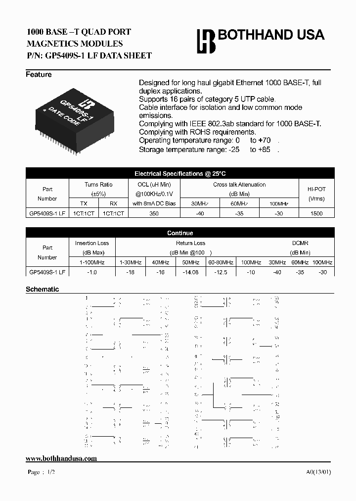 GP5409S-1-LF_9082607.PDF Datasheet