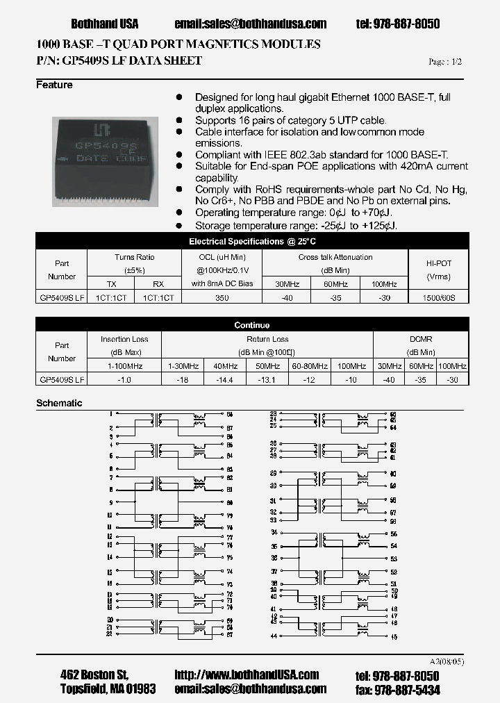 GP5409S-LF_9082608.PDF Datasheet