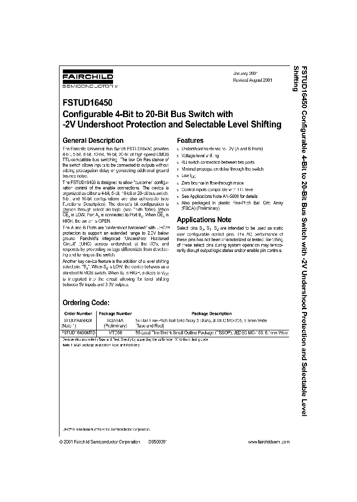 FSTUD16450MTDX_9086726.PDF Datasheet