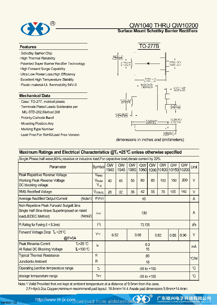 QW10150_9087487.PDF Datasheet