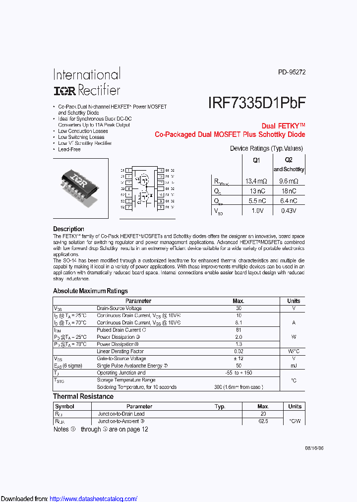 IRF7335D1PBF_9088388.PDF Datasheet