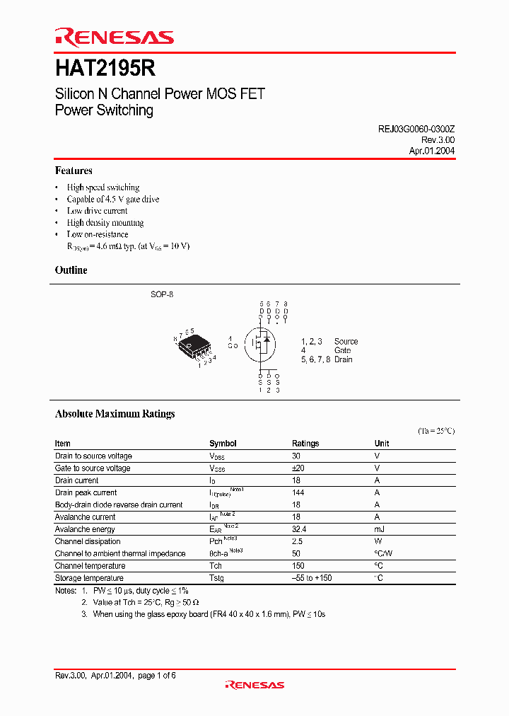 HAT2195R_9088812.PDF Datasheet