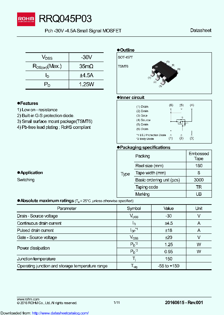 RRQ045P03TR_9091028.PDF Datasheet