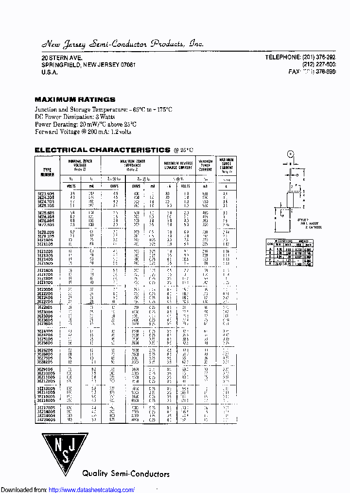 3EZ16D2_9091964.PDF Datasheet