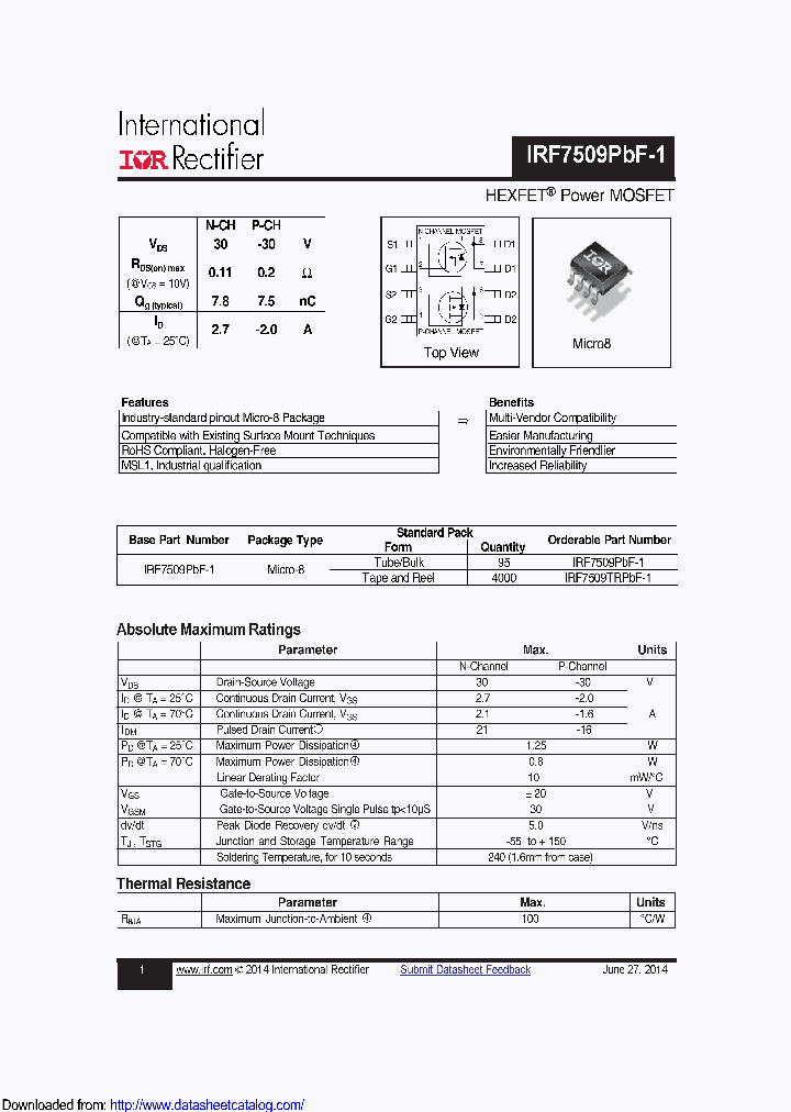 IRF7509PBF-1_9093100.PDF Datasheet