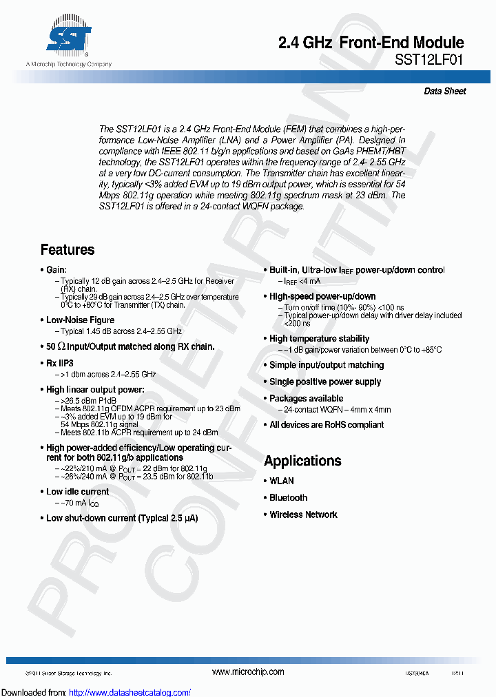 SST12LF01-QDF_9094516.PDF Datasheet