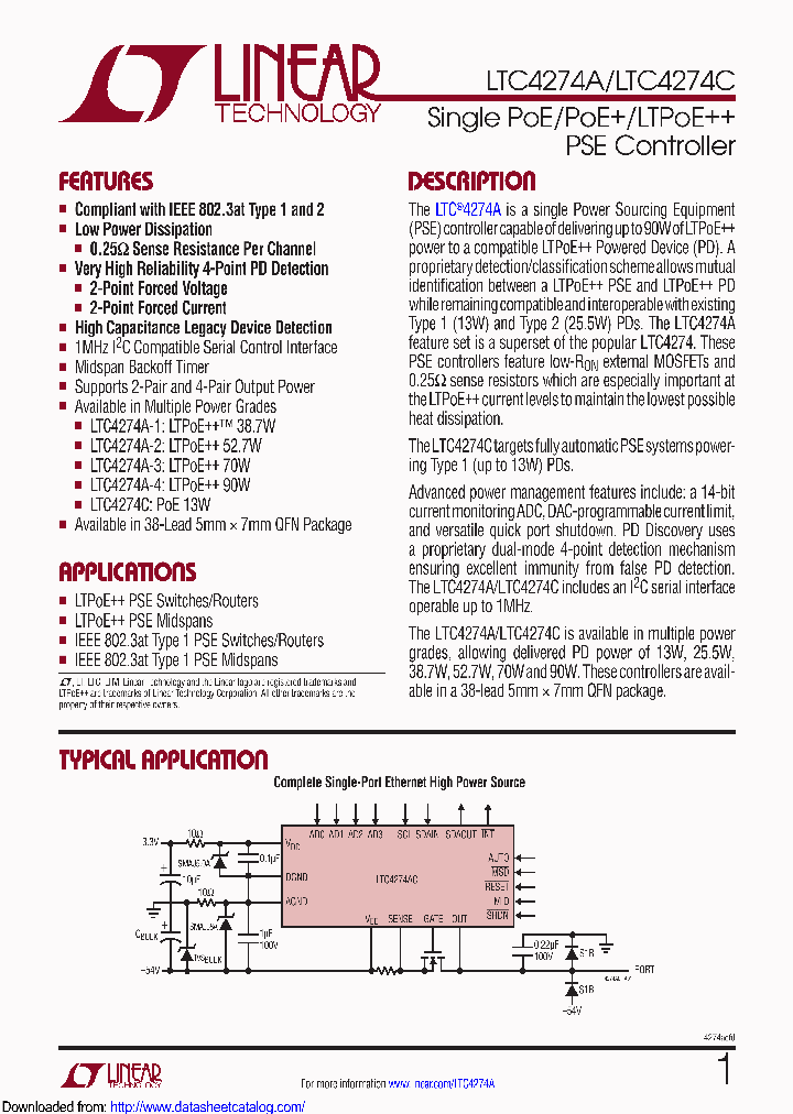 LTC4274CIUHFTRPBF_9095407.PDF Datasheet