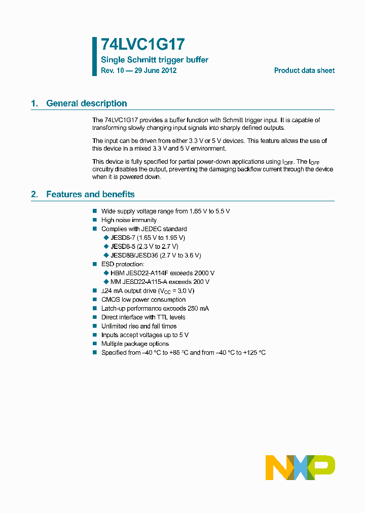74LVC1G17GS_9095666.PDF Datasheet