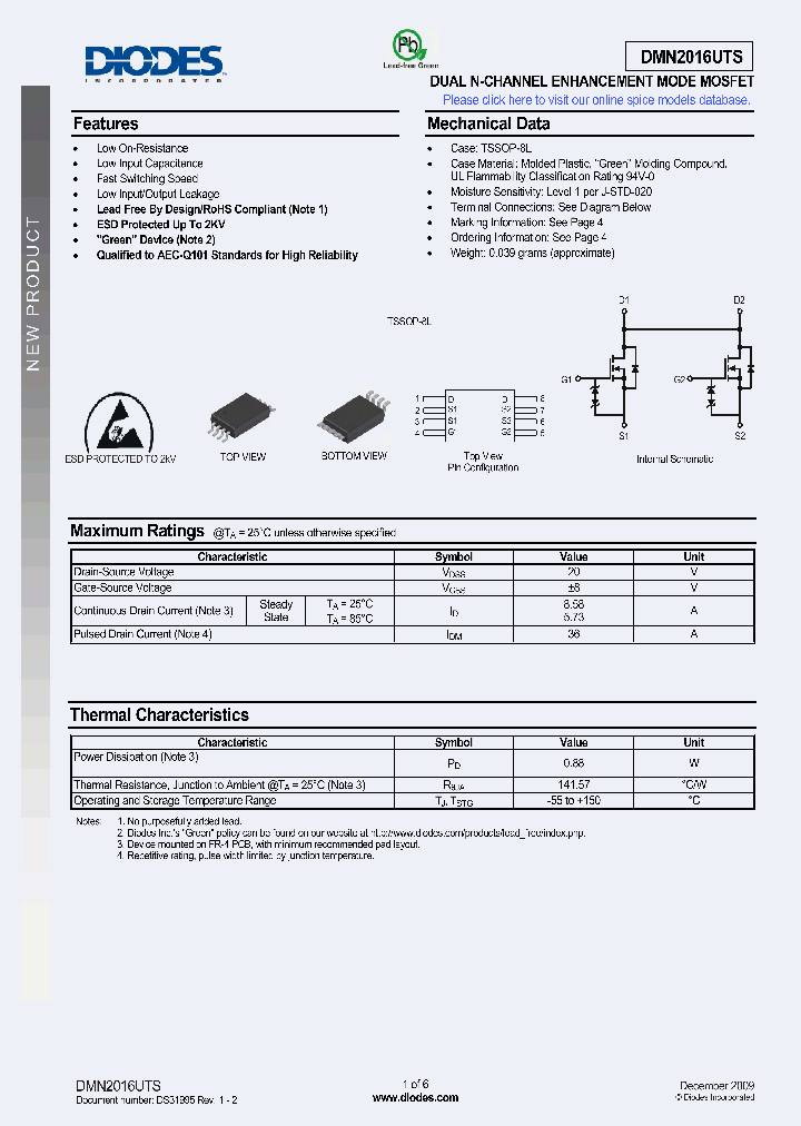 DMN2016UTS-13_9097875.PDF Datasheet