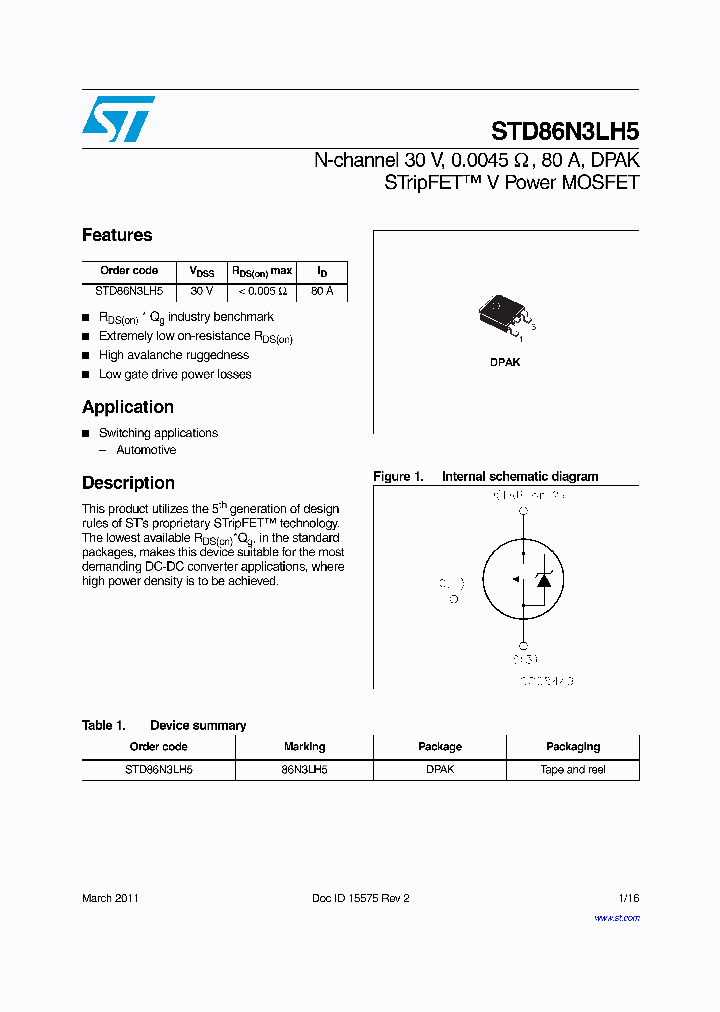 STD86N3LH5_9098841.PDF Datasheet