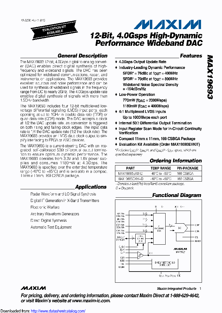 MAX19693EXWD_9100074.PDF Datasheet