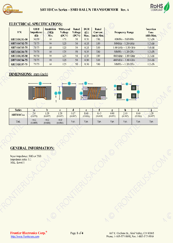 SBT101C05-50_9101326.PDF Datasheet