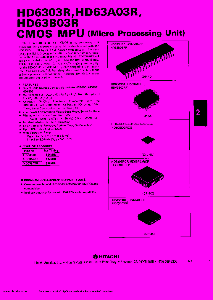 HD6303RCG_9101631.PDF Datasheet