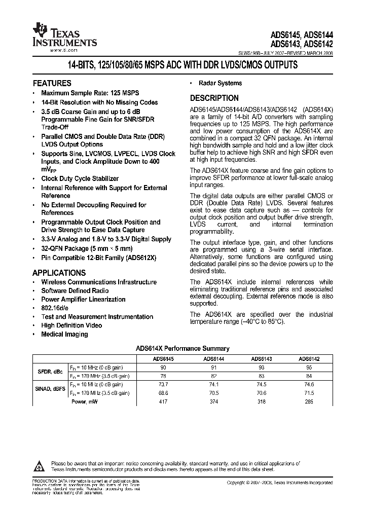 ADS6142_9101975.PDF Datasheet