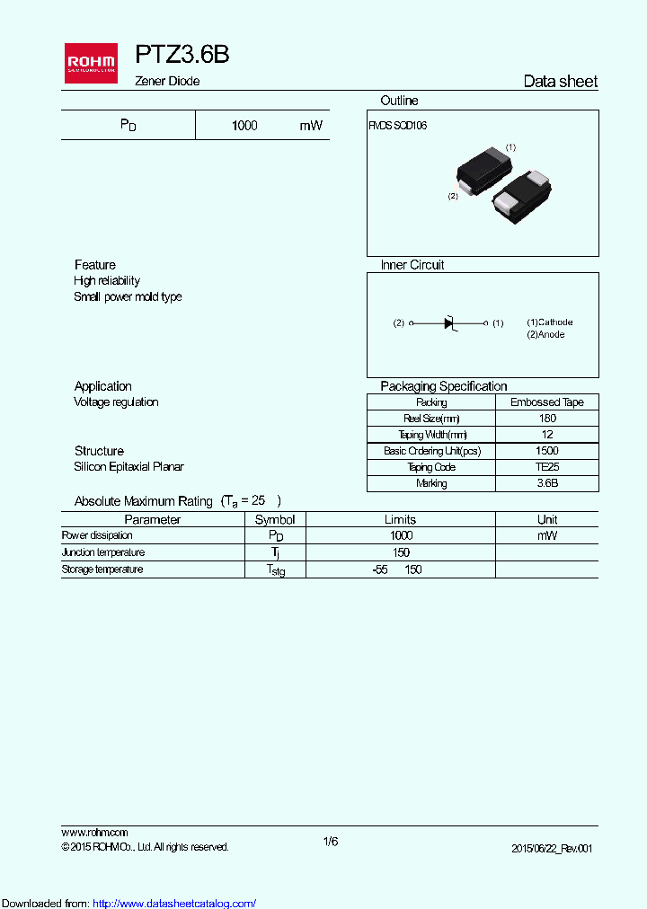 PTZTE2536B_9102488.PDF Datasheet