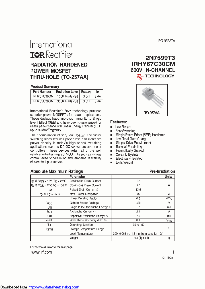 IRHY67C30CM_9103675.PDF Datasheet