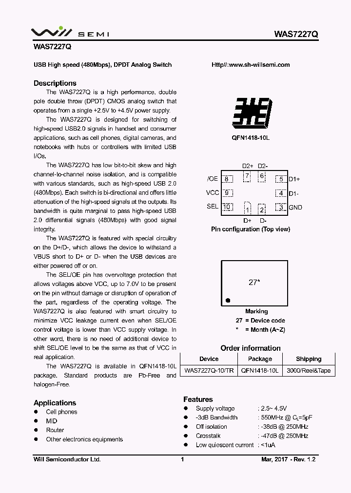 WAS7227Q_9106356.PDF Datasheet