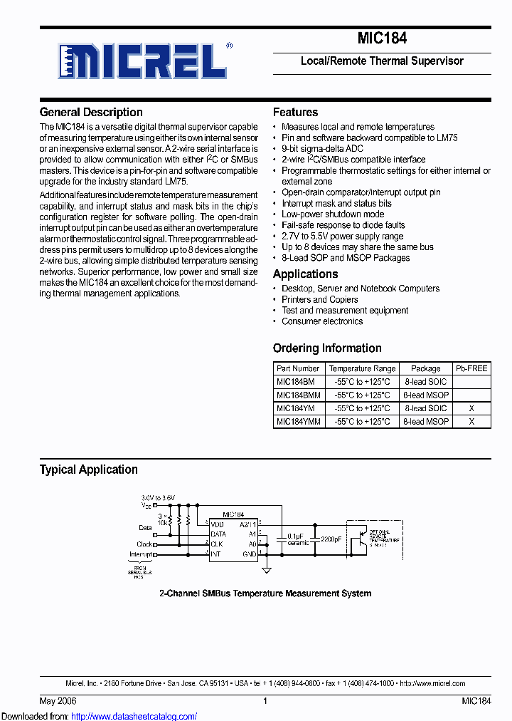 MIC184YM_9106828.PDF Datasheet