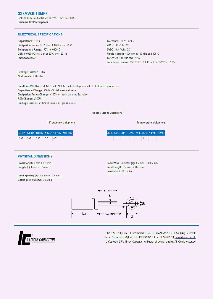 337AVG016MFF_9106958.PDF Datasheet