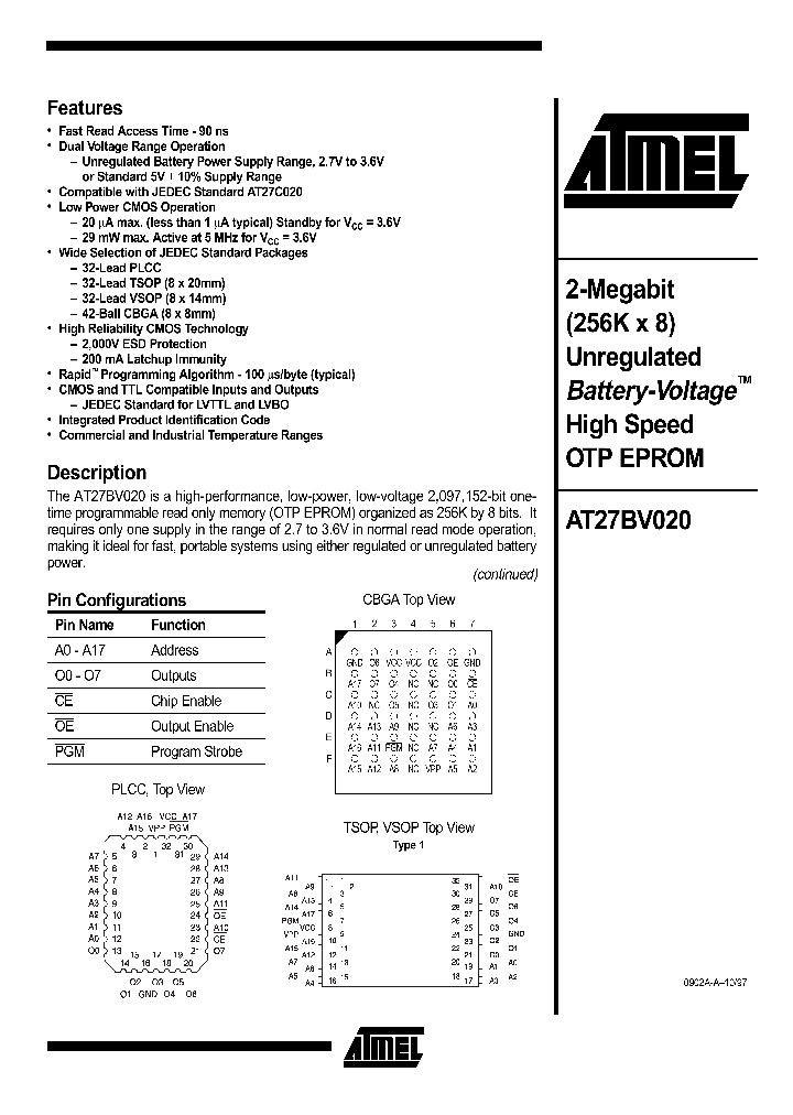 AT27BV020-15VI_9107132.PDF Datasheet