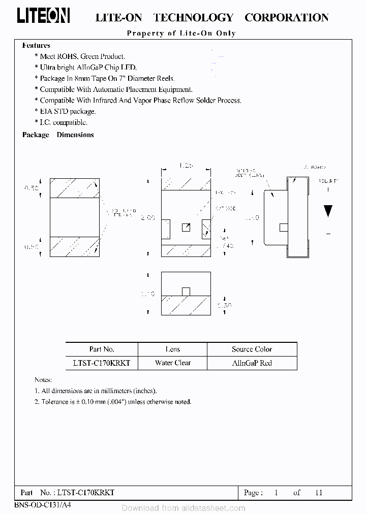 C170KRKT_9109339.PDF Datasheet