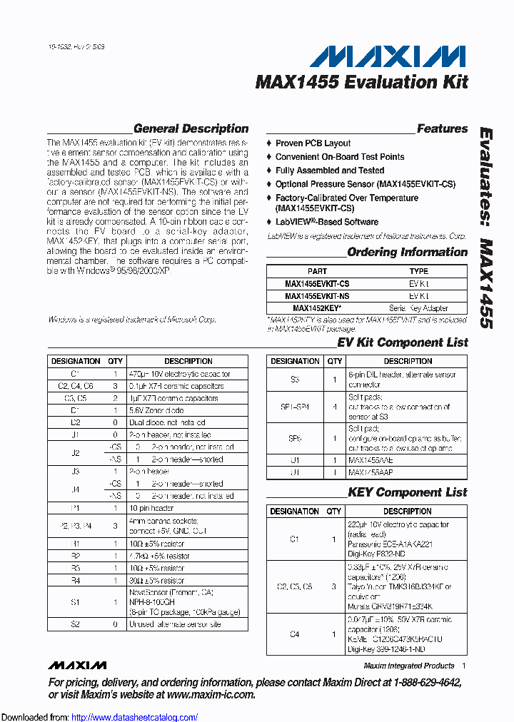 MAX1452KEY_9110098.PDF Datasheet