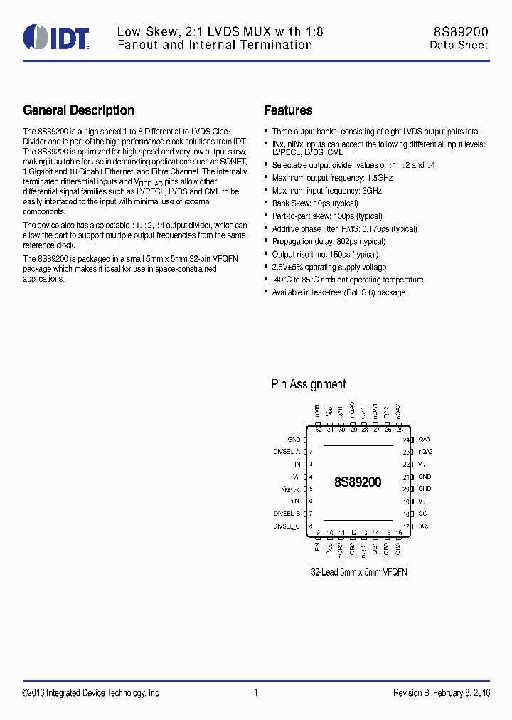 8S89200_9112224.PDF Datasheet