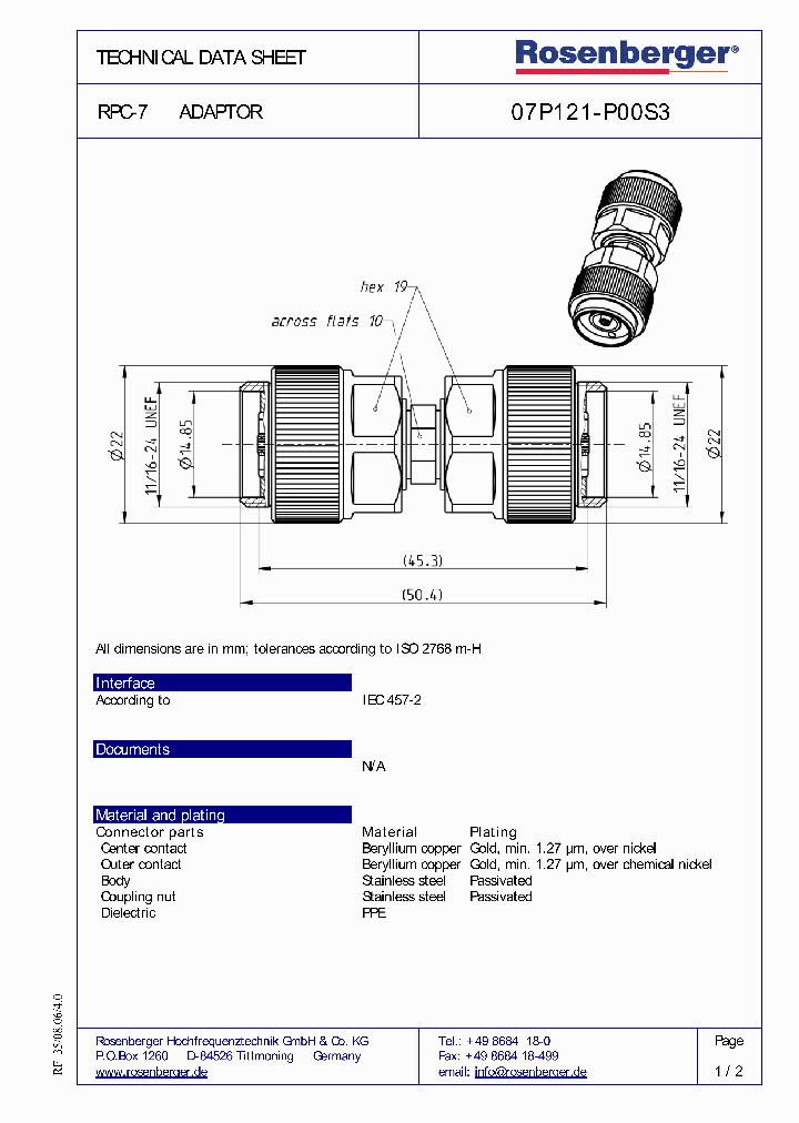 07P121-P00S3_9113838.PDF Datasheet