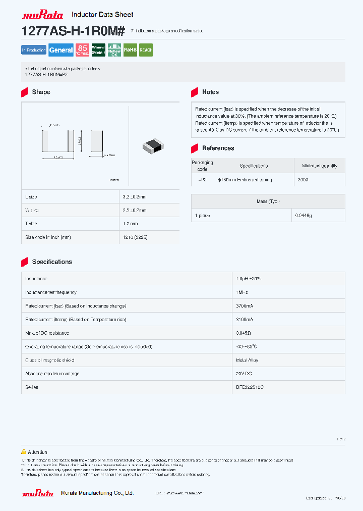 1277AS-H-1R0M_9115963.PDF Datasheet