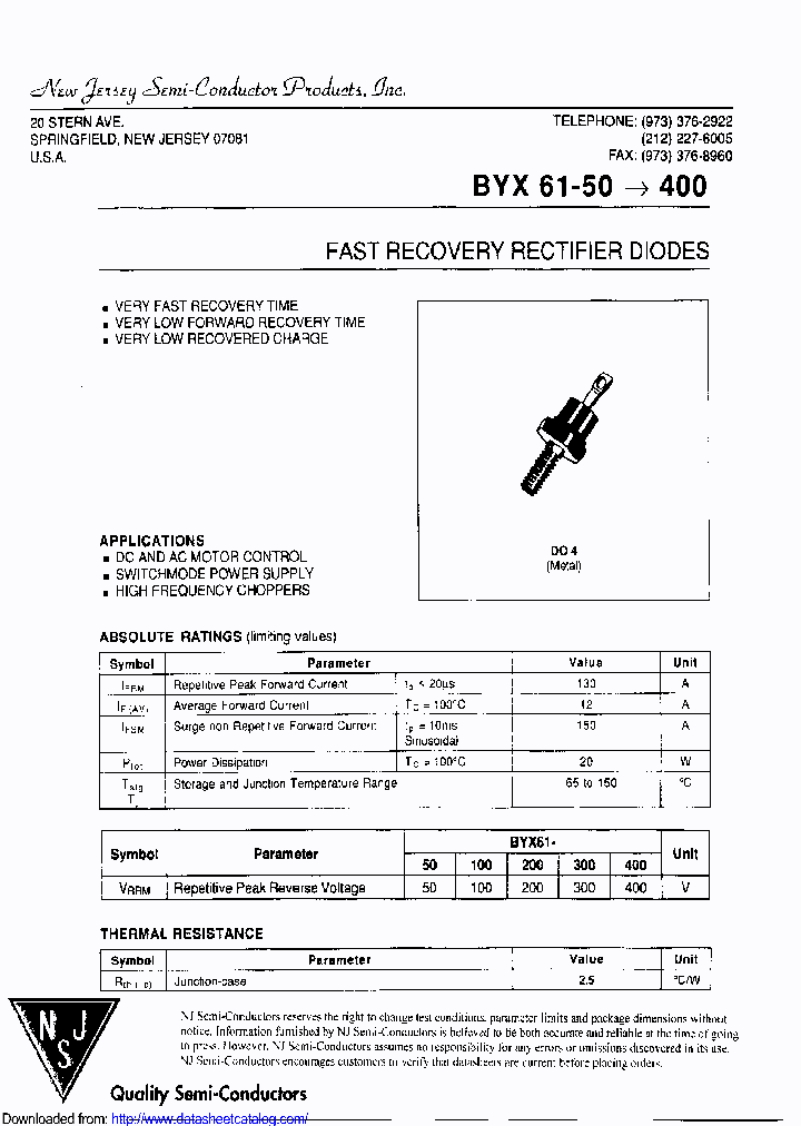 BYX61-100R_9119939.PDF Datasheet