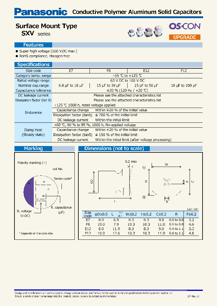 100SXV15M_9120371.PDF Datasheet