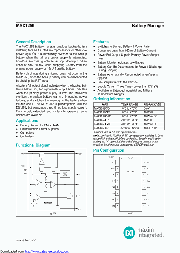 MAX1259EWET_9121735.PDF Datasheet