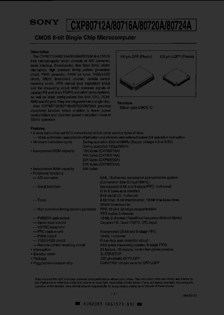 CXP80712AQ_9123238.PDF Datasheet