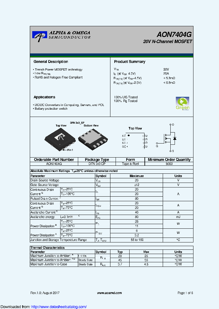 AON7404G_9135458.PDF Datasheet